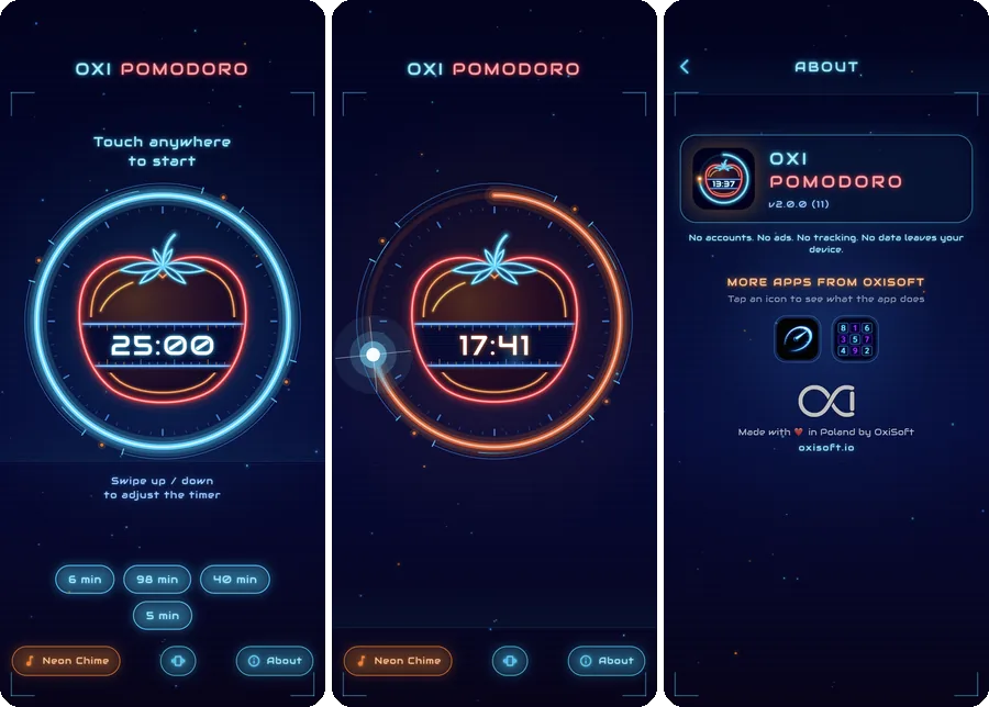 Oxi Pomodoro screenshot